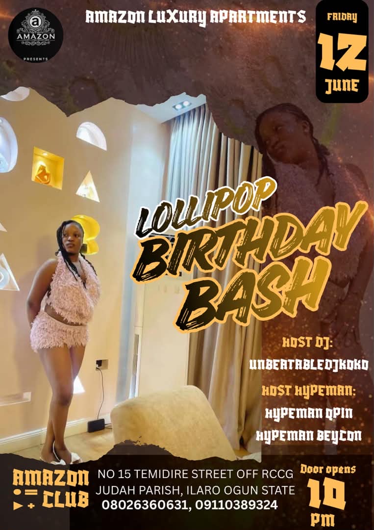 Birthday party with lollipop