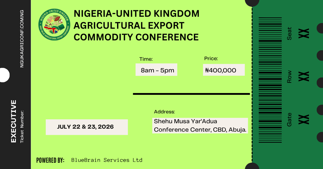 TESTING - Nigeria - United Kingdom Agricultural Export Exhibitions
