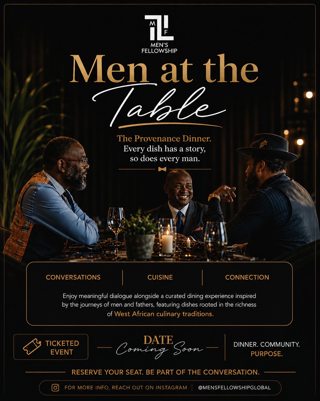 Men at the Table: The Provenance Dinner