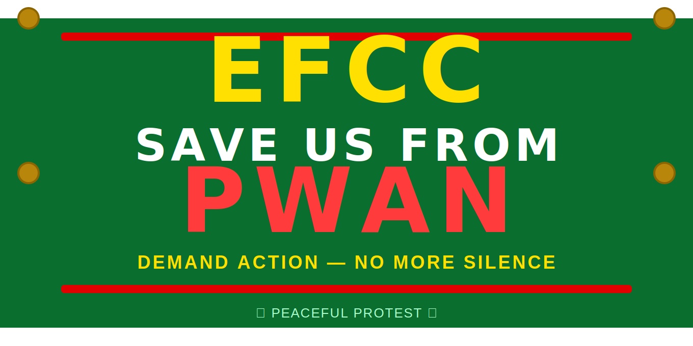 PWAN EFCC PEACEFUL PROTEST