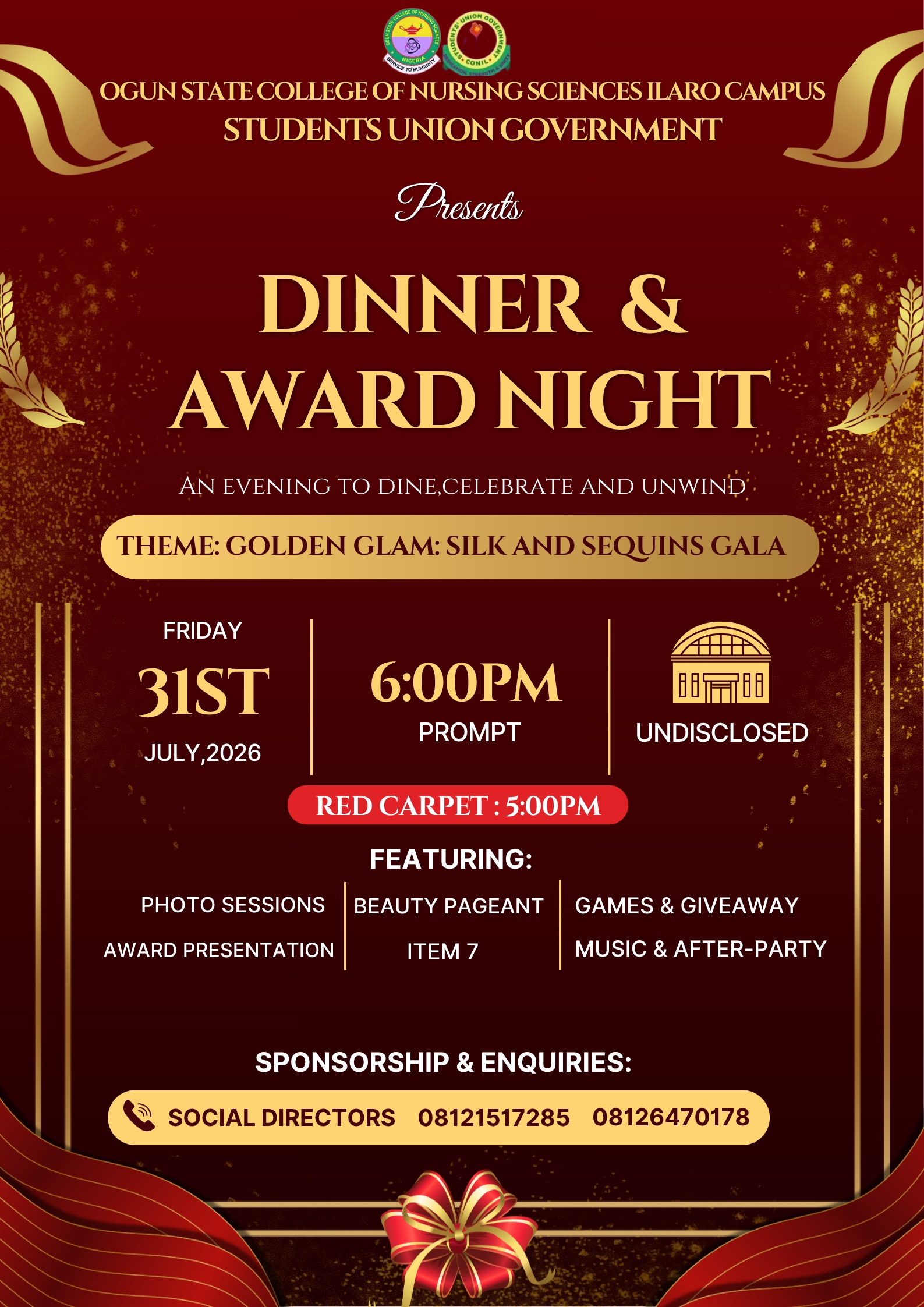 Dinner and Awards Night