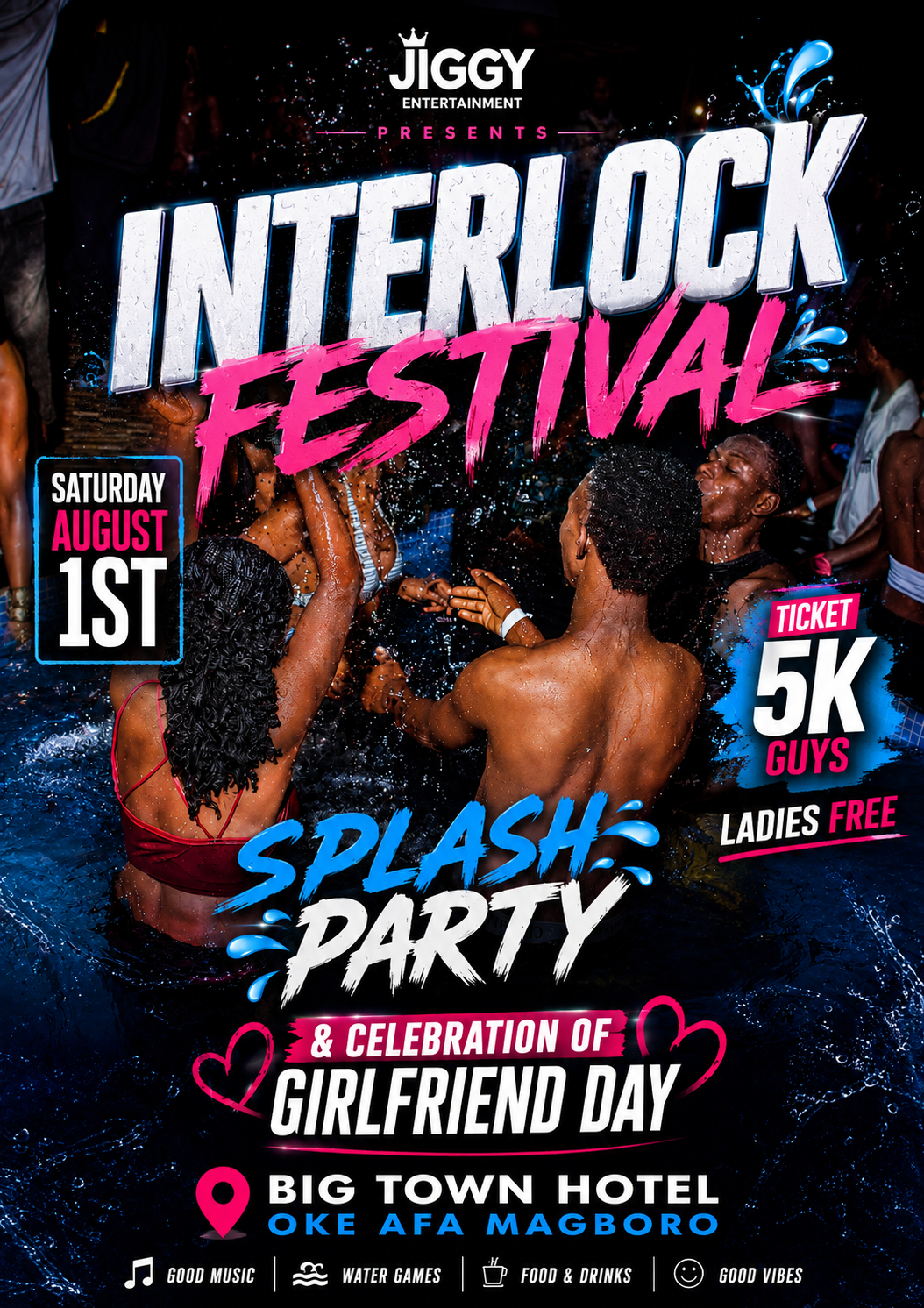 Interlock festival Splash party