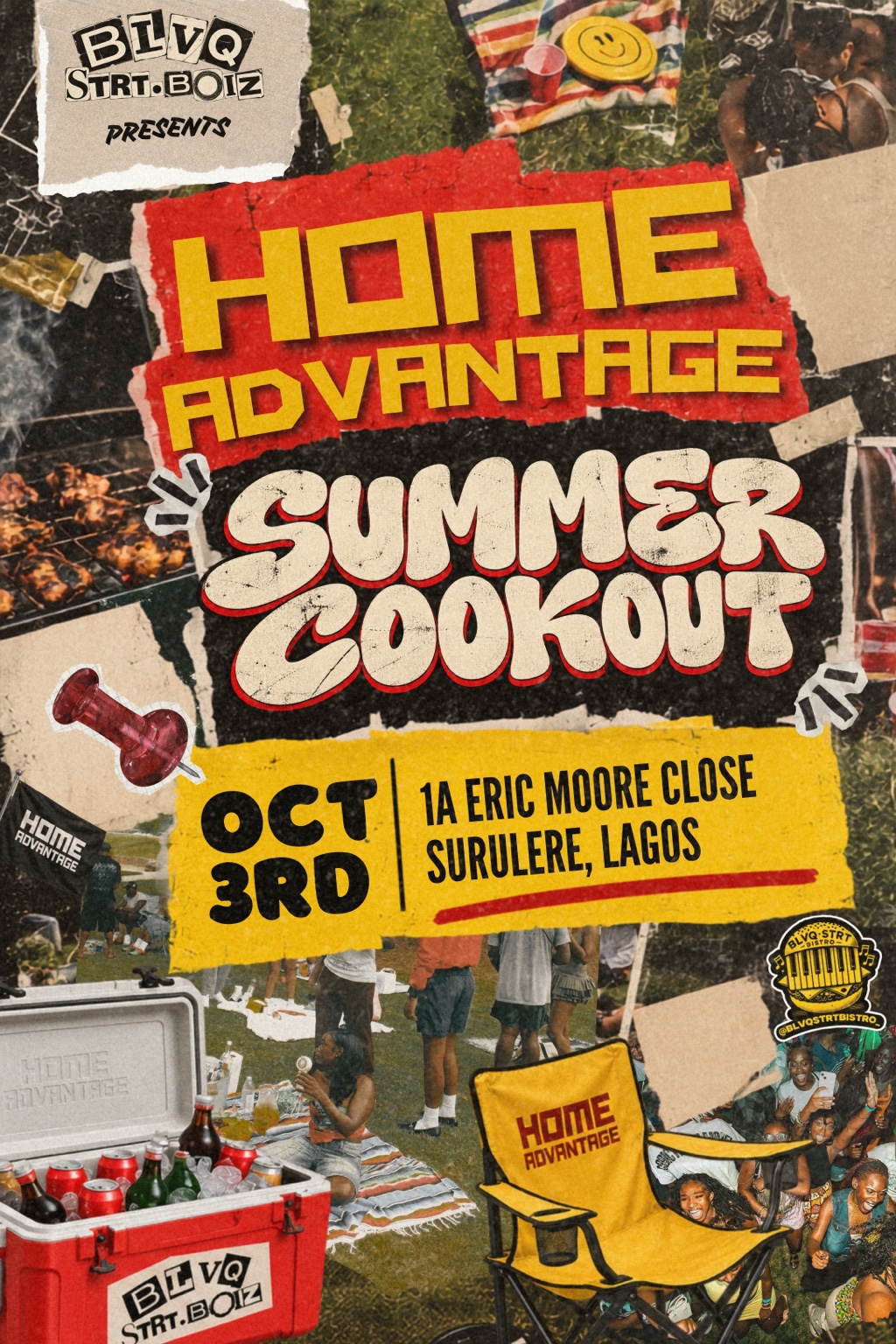 HOME ADVANTAGE: SUMMER COOKOUT