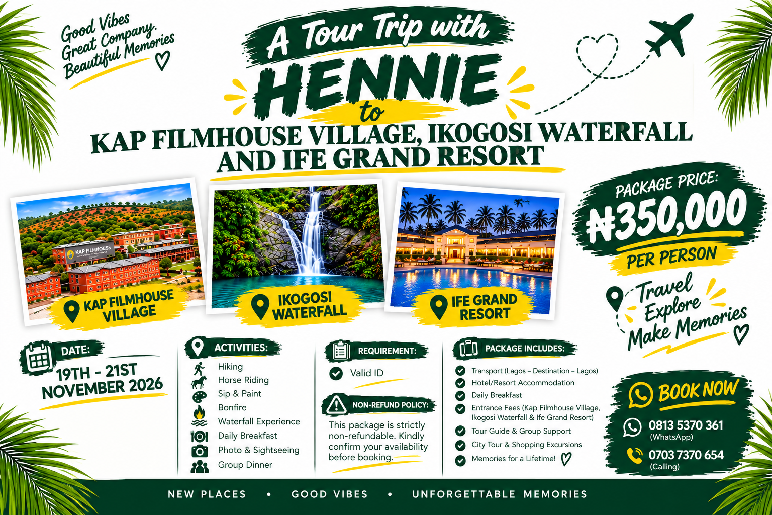 A Tour Trip With HENNIE