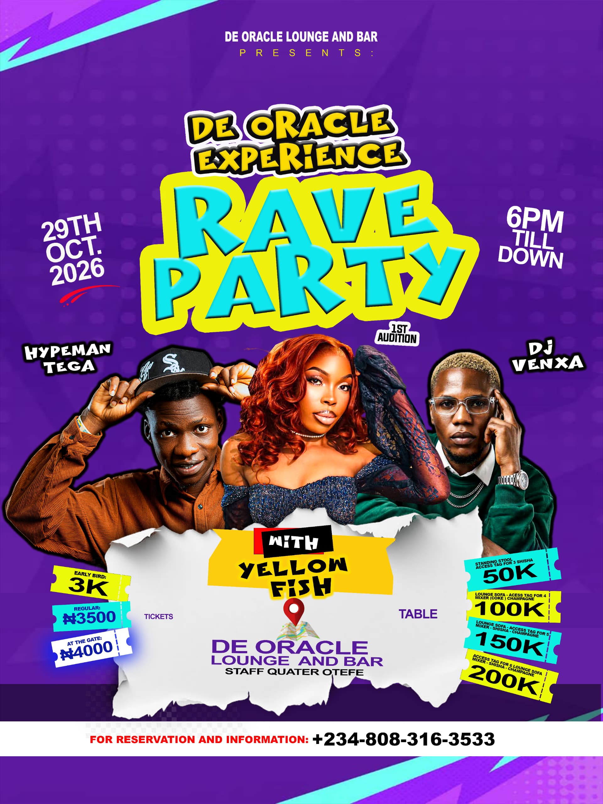 DE ORACLE EXPERIENCE RAVE