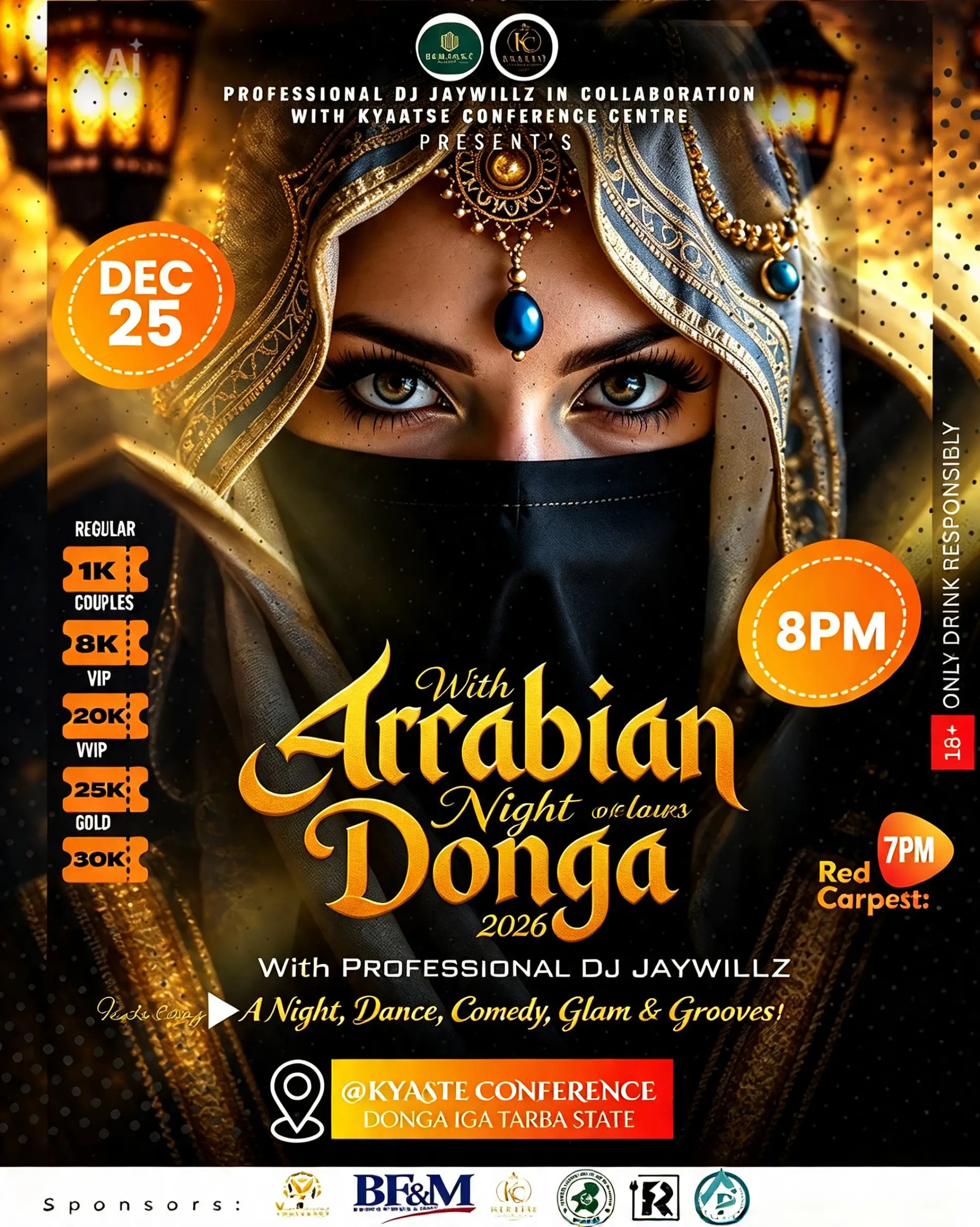 Arabian night Donga with PROFESSIONAL DJ JAYWILLZ