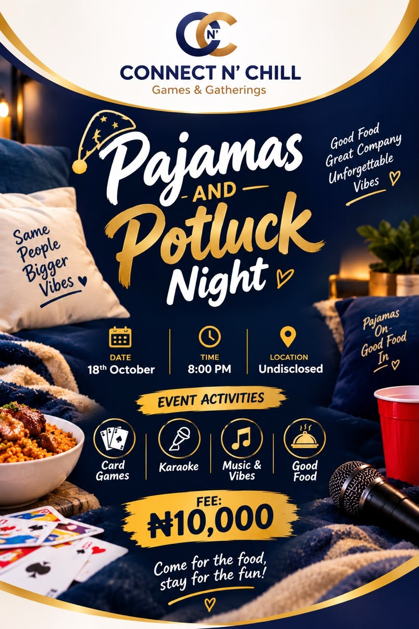 Pajamas & Potluck Night - Connect N Chill