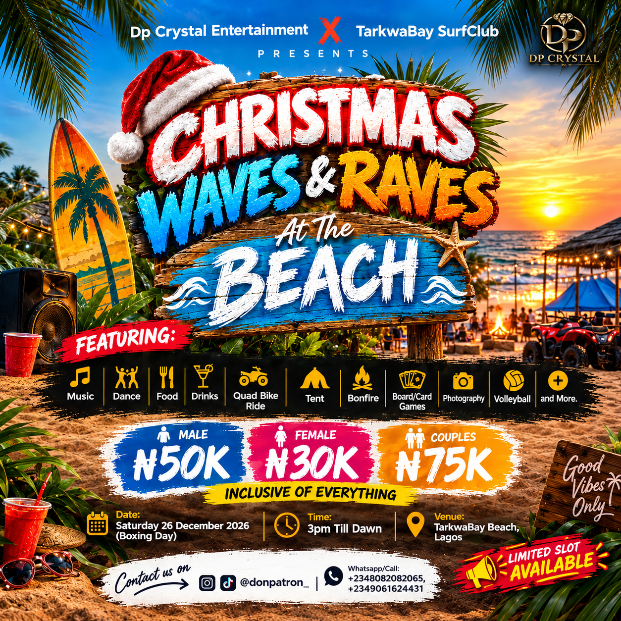 Waves & Raves at The Beach