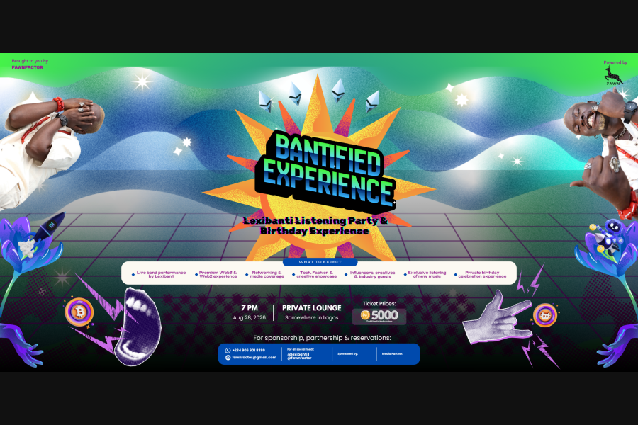Bantified Experience - event on Tickethub.ng