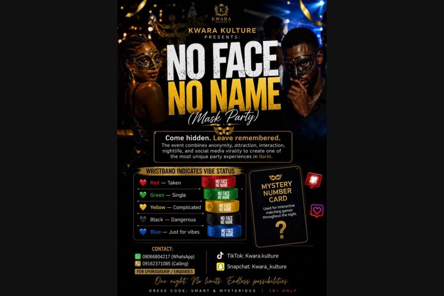 No Face No Name - event on Tickethub.ng