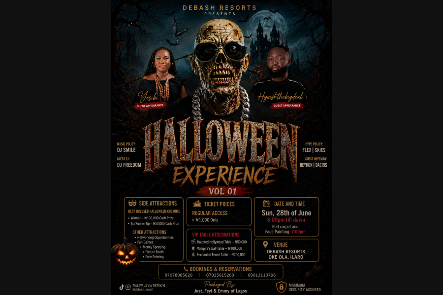 Halloween Experience (Volume 1) - event on Tickethub.ng