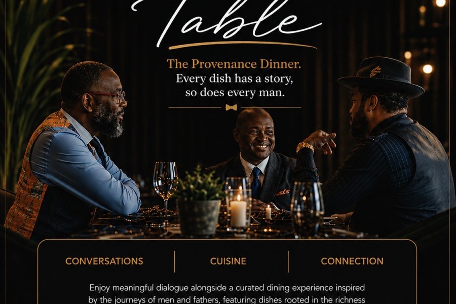 Men at the Table: The Provenance Dinner - event on Tickethub.ng