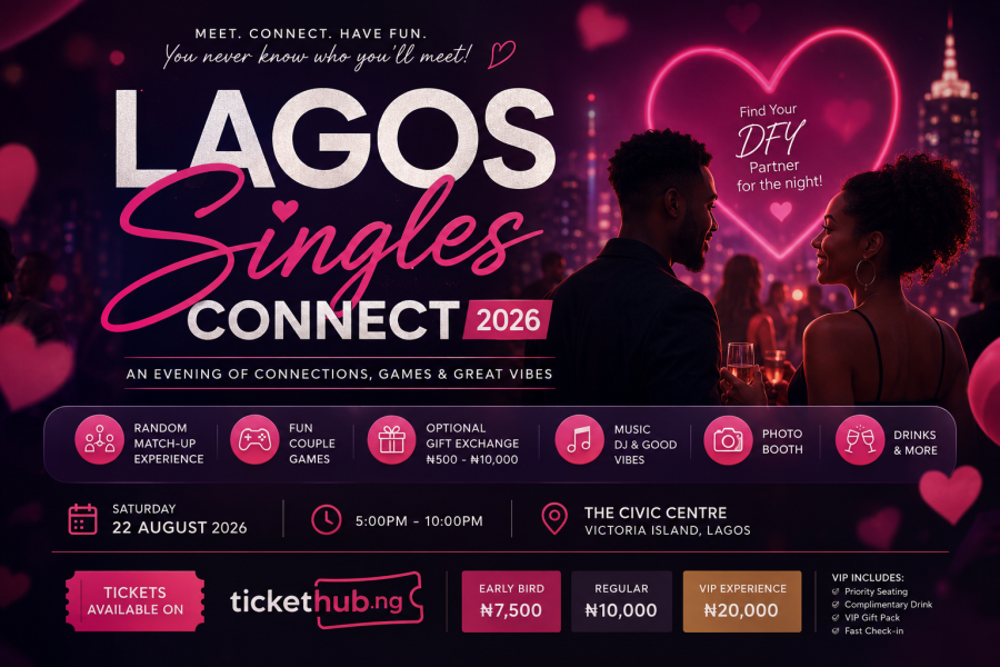 Lagos Singles Connect 2026 - event on Tickethub.ng