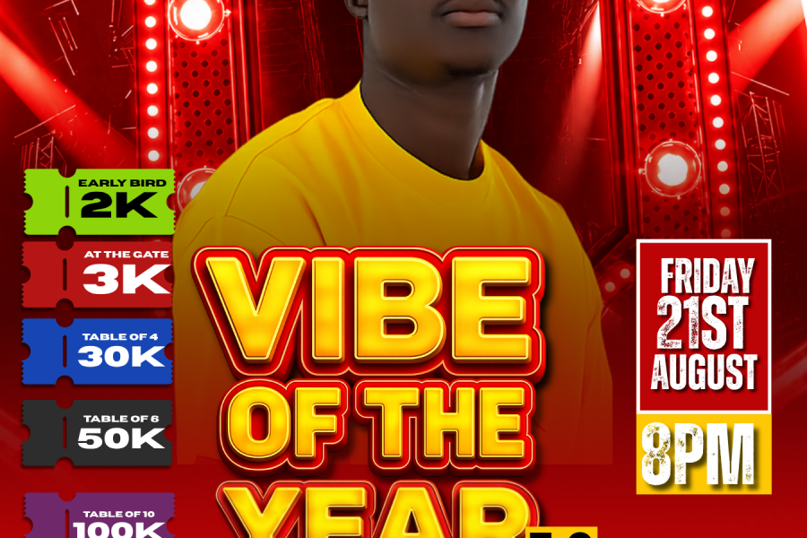 VIBE OF THE YEAR 3.0 - event on Tickethub.ng