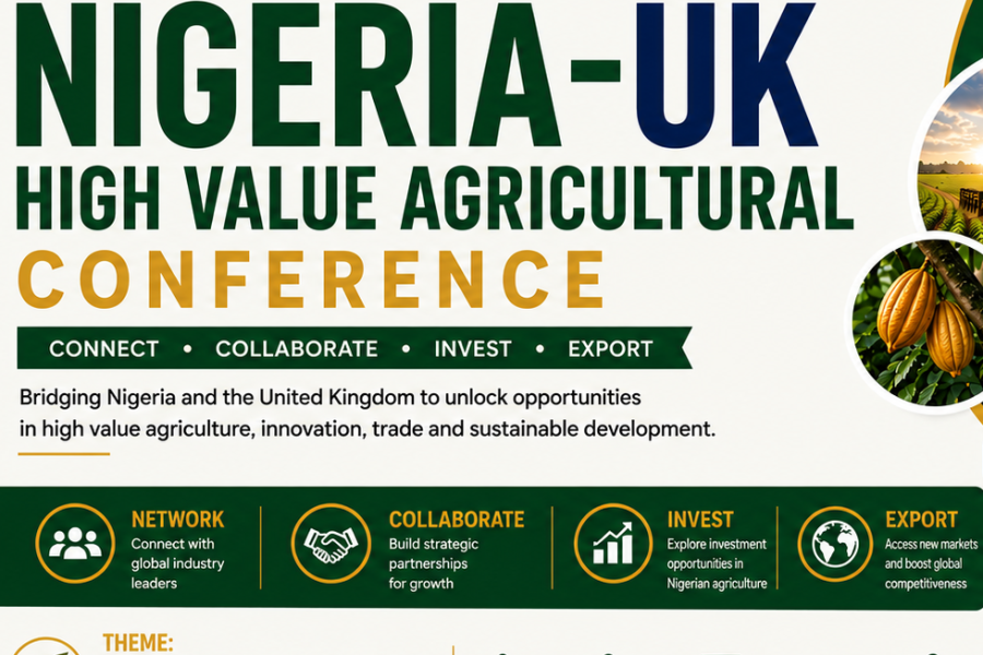 Nigeria-United Kingdom High Value Agricultural Conference - event on Tickethub.ng
