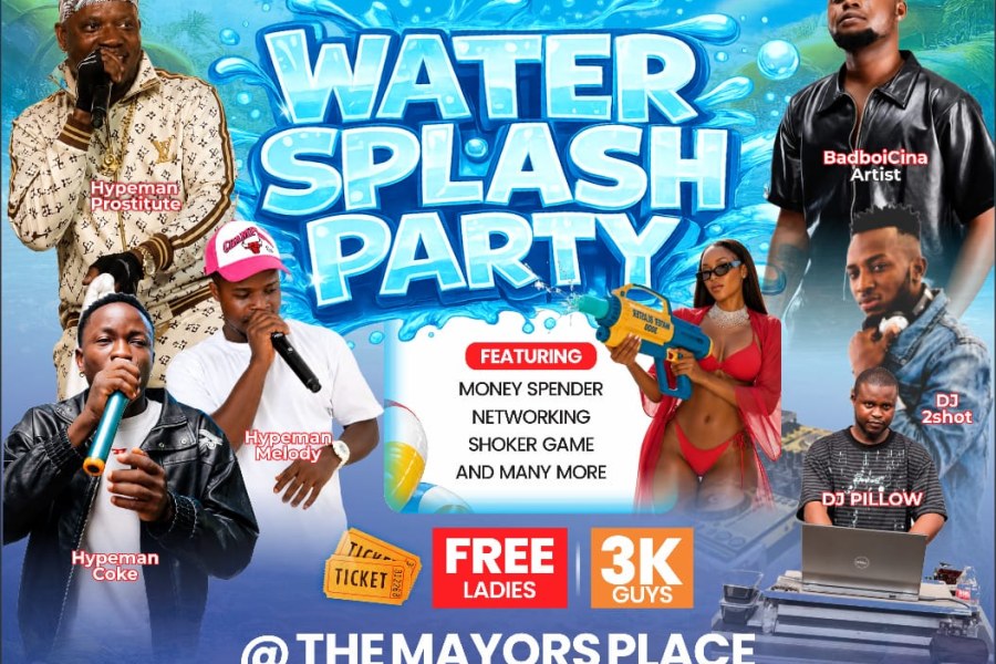 Water Splash Party - event on Tickethub.ng