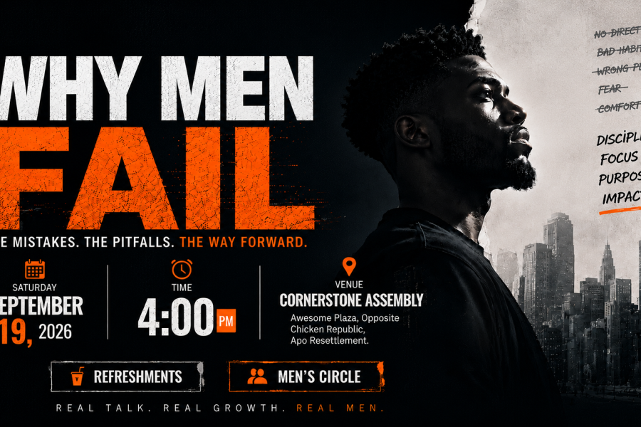 Why Men Fail - event on Tickethub.ng
