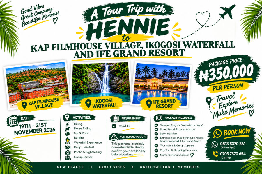 A Tour Trip With HENNIE - event on Tickethub.ng