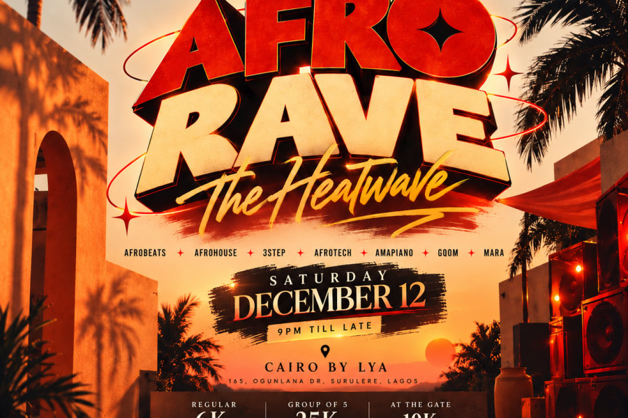 AFRO RAVE: the heatwave - event on Tickethub.ng