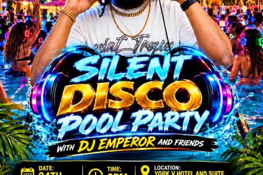 Silent disco pool party - event on Tickethub.ng