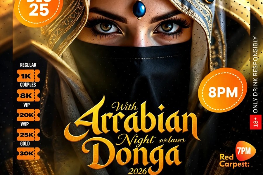 Arabian night Donga with PROFESSIONAL DJ JAYWILLZ - event on Tickethub.ng