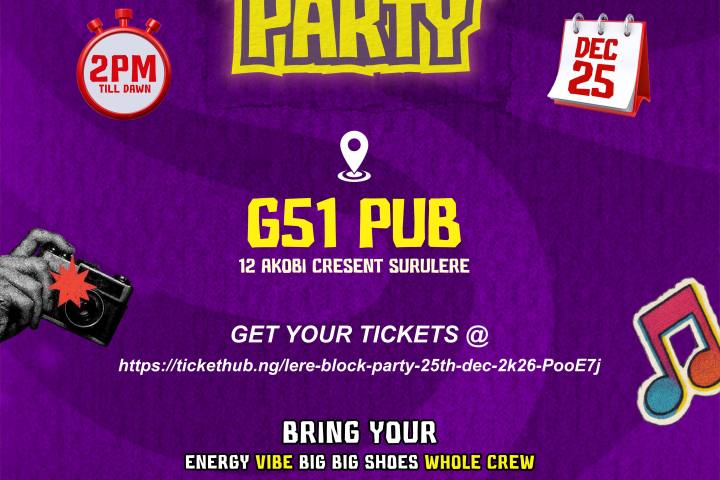 LERE BLOCK PARTY 25TH DEC 2K26