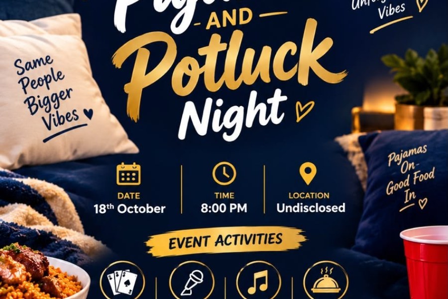 Pajamas & Potluck Night - Connect N Chill - event on Tickethub.ng